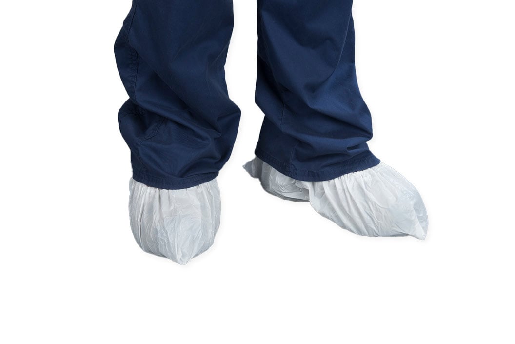 Polyethylene sales shoe covers